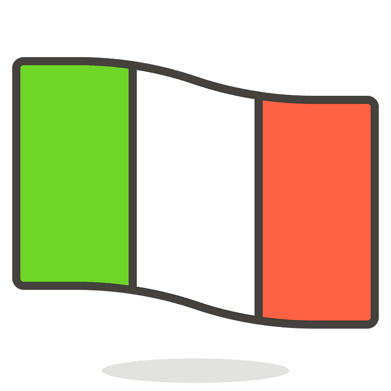 Italy Flag PNG Photo