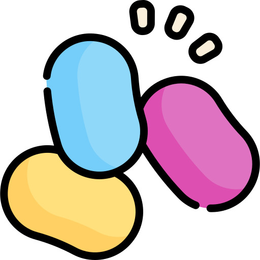 Jelly Bean PNG Free Image