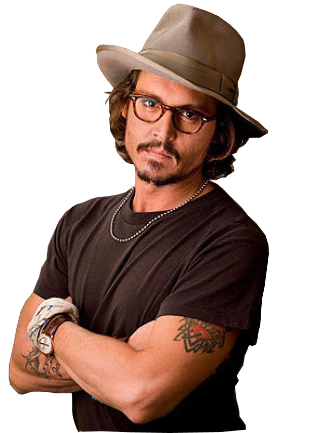 Johnny Depp PNG Background
