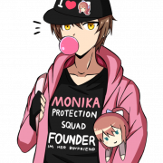 Just Monika PNG