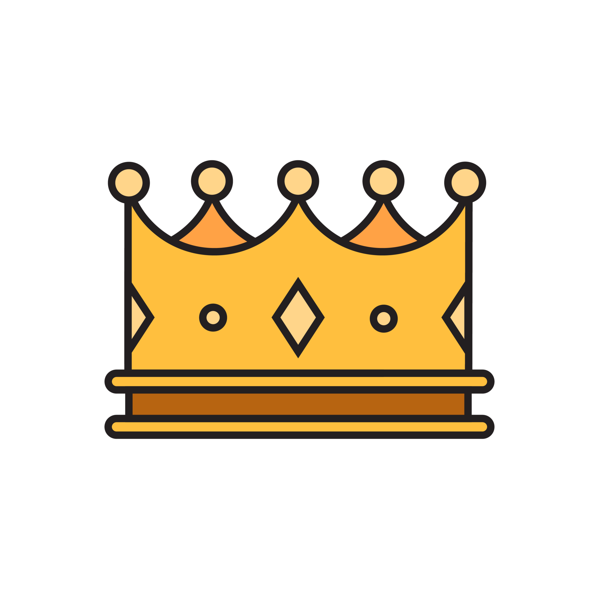 Kings Crown PNG Cutout