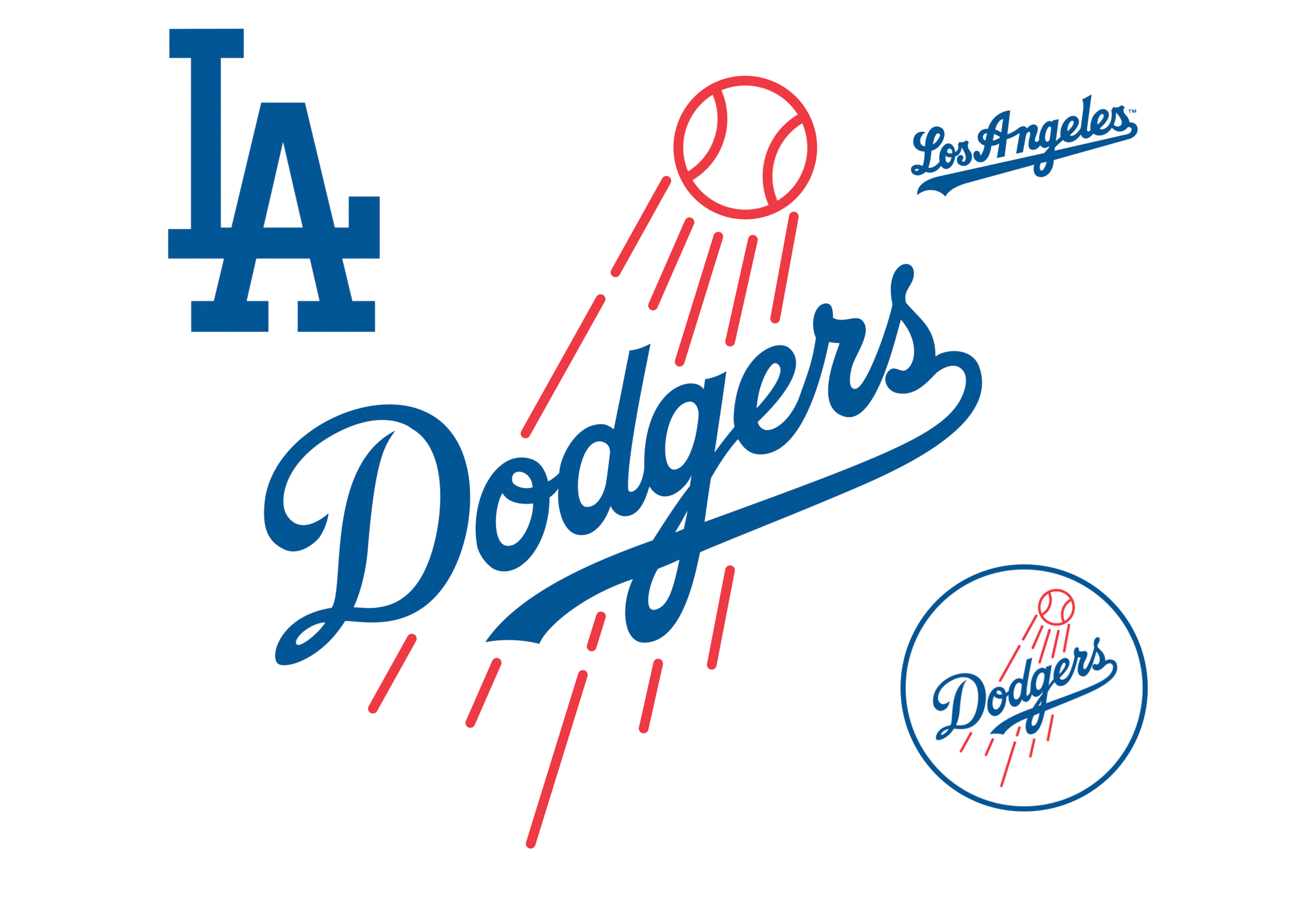 LA Dodgers Logo PNG Cutout
