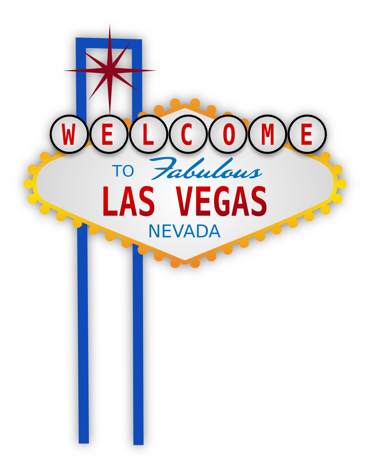 Las Vegas Sign PNG Clipart