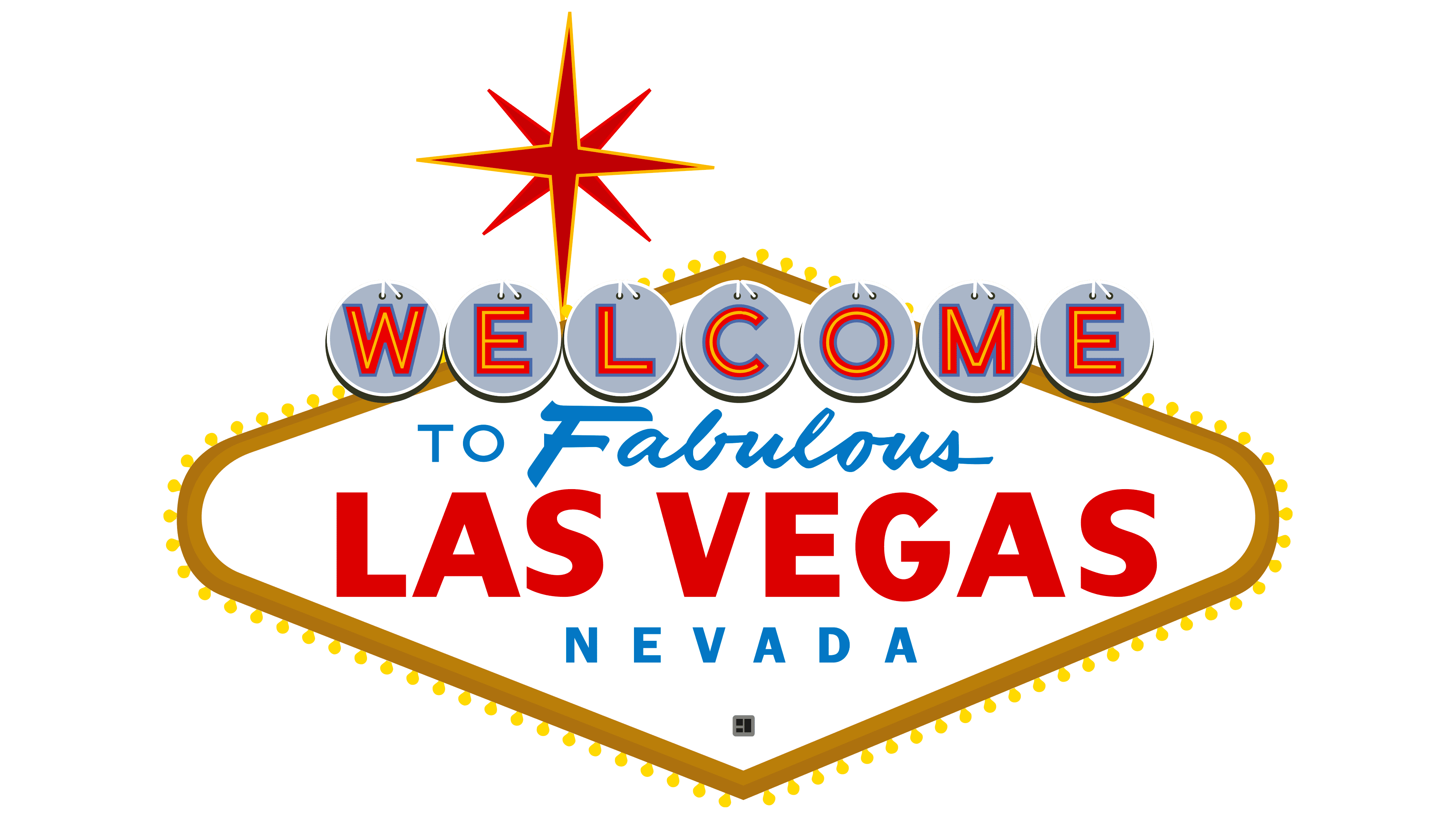 Las Vegas Sign PNG Cutout