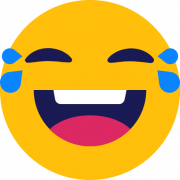 Laugh Emoji PNG Cutout