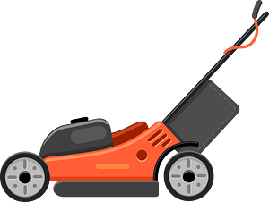 Lawn Mower PNG Clipart
