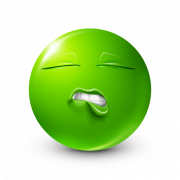 Lip Bite Emoji PNG Clipart