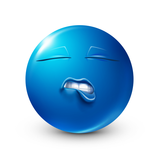 Lip Bite Emoji PNG HD Image