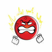 Mad Emoji PNG Cutout