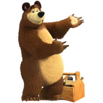 Masha And The Bear Background PNG
