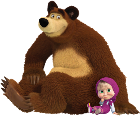 Masha And The Bear PNG Image