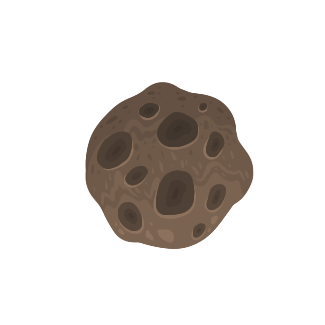 Meteorite No Background