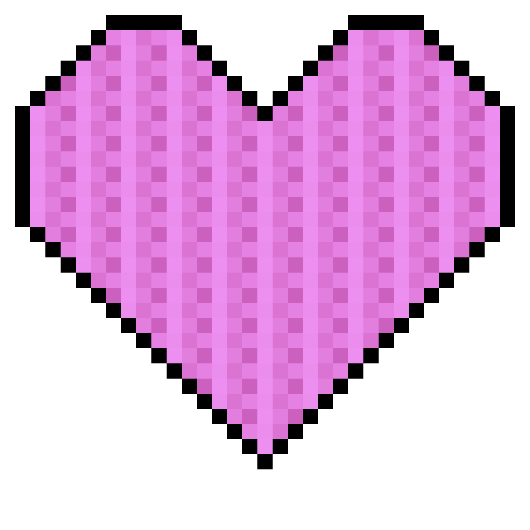 Minecraft Heart Background PNG