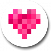 Minecraft Heart PNG Free Image