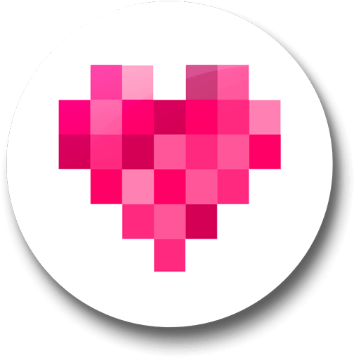 Minecraft Heart PNG Free Image