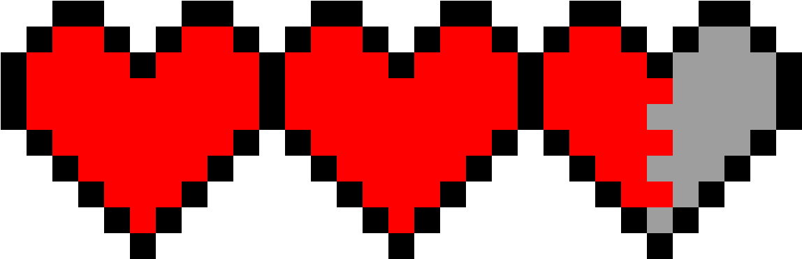 Minecraft Heart PNG HD Image