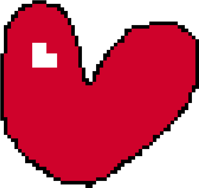 Minecraft Heart PNG Image File