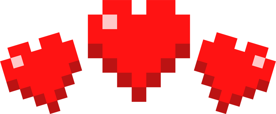 Minecraft Heart PNG Images