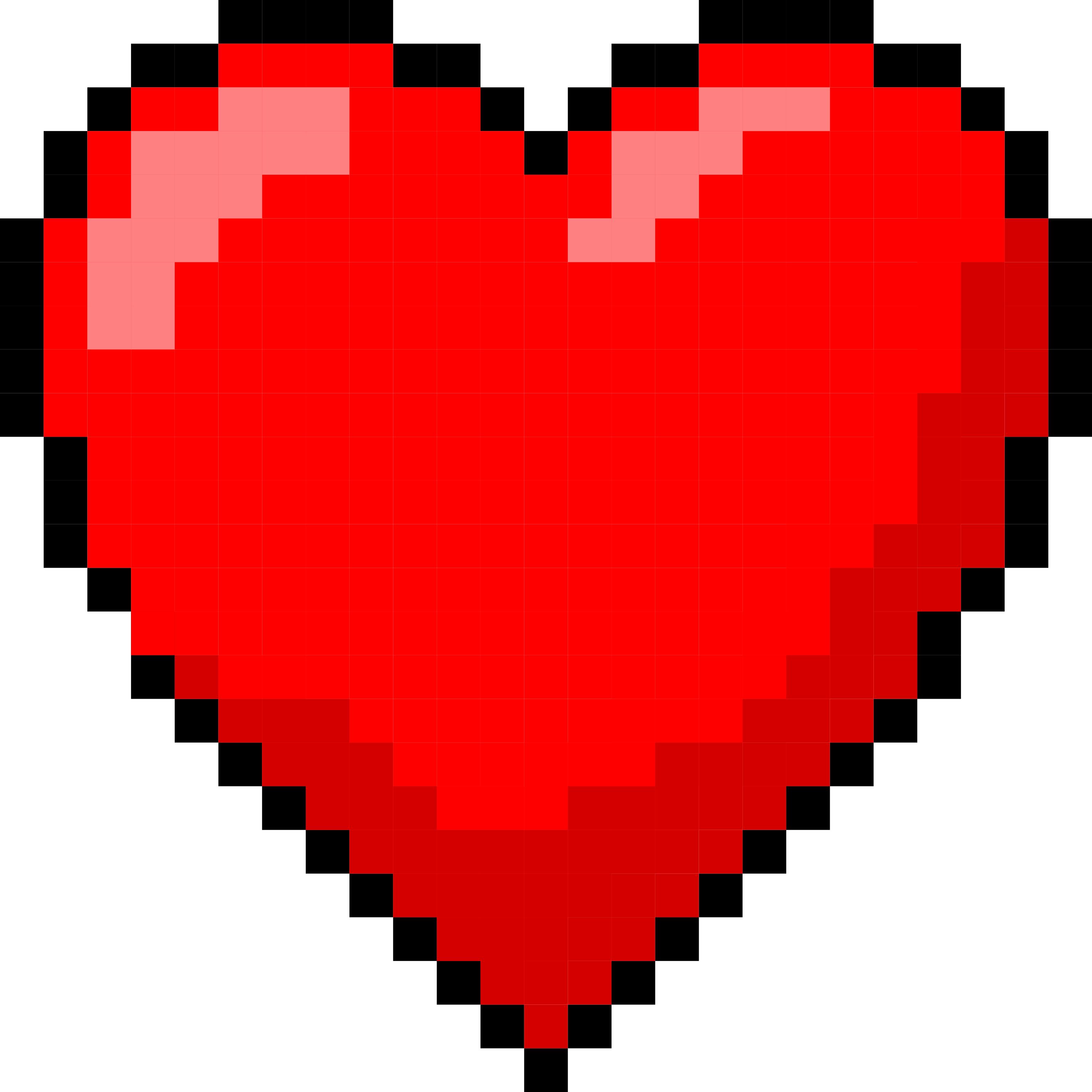 Minecraft Heart PNG Photos