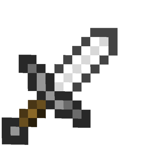 Minecraft Sword PNG Cutout