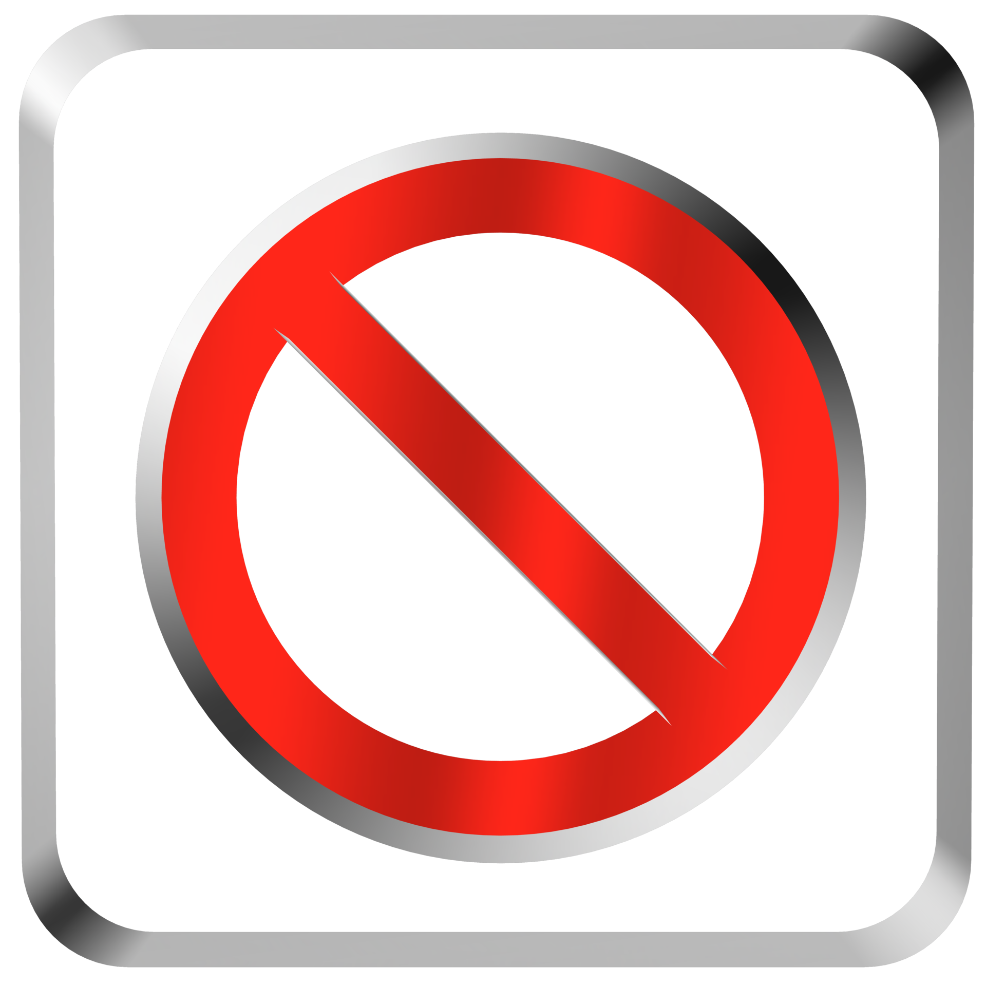 No Sign PNG Free Image