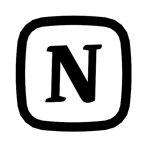 Notion Logo PNG Clipart