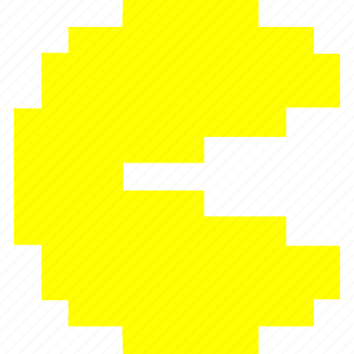 Pac Man Pixel PNG Free Image