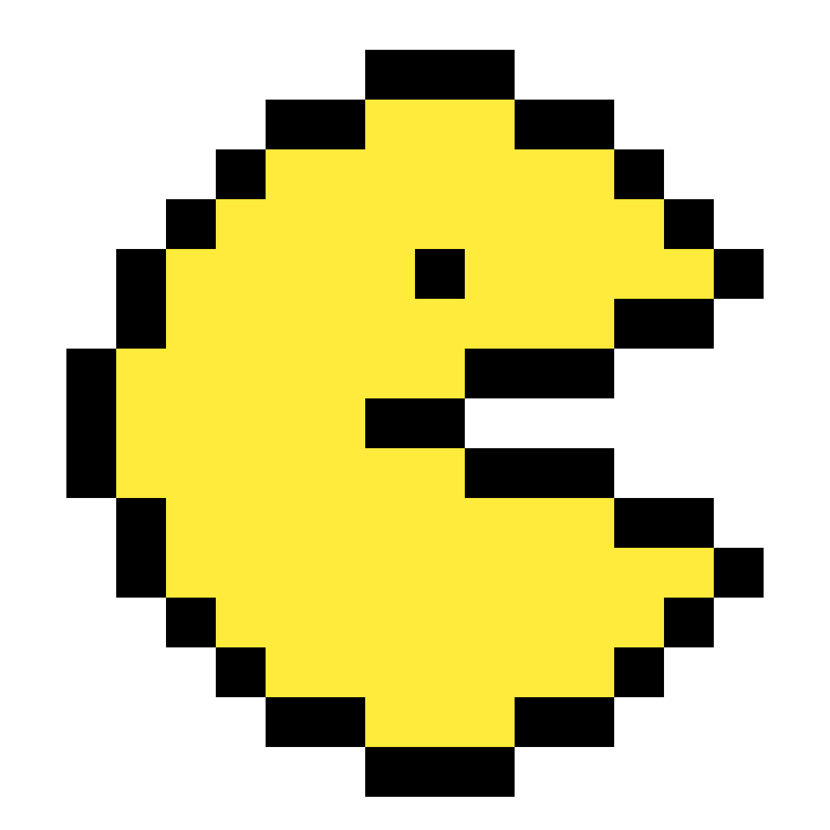 Pac Man Pixel PNG Image HD