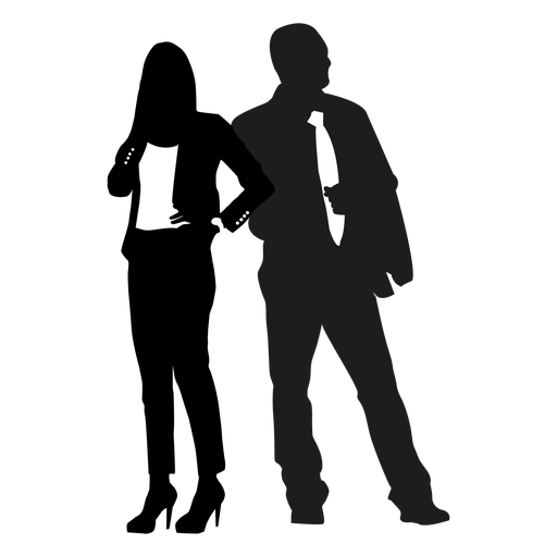 People Silhouette PNG Images HD
