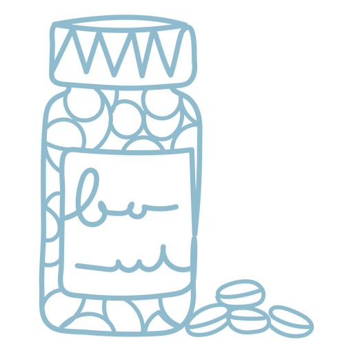 Pill Bottle Background PNG