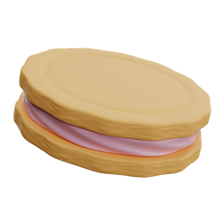 Pink Cookie PNG Background