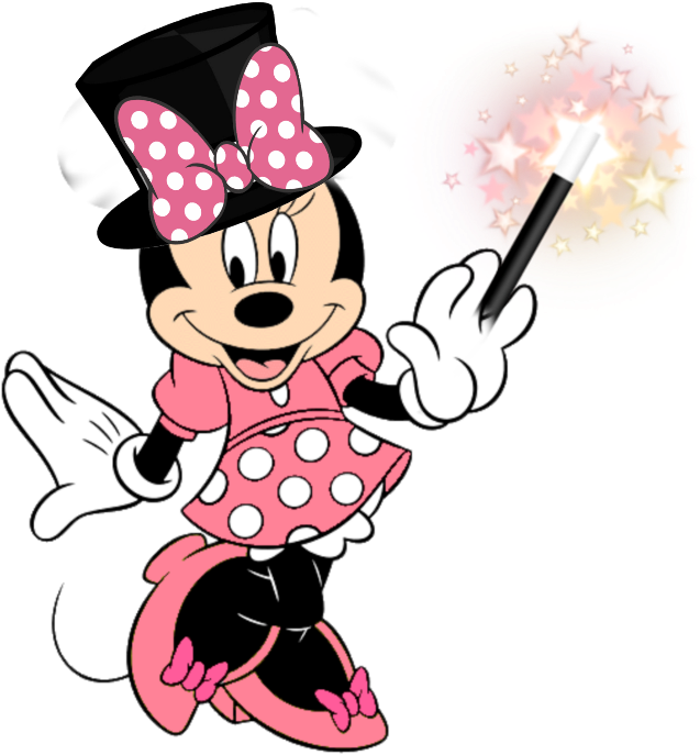 Pink Minnie Mouse PNG File