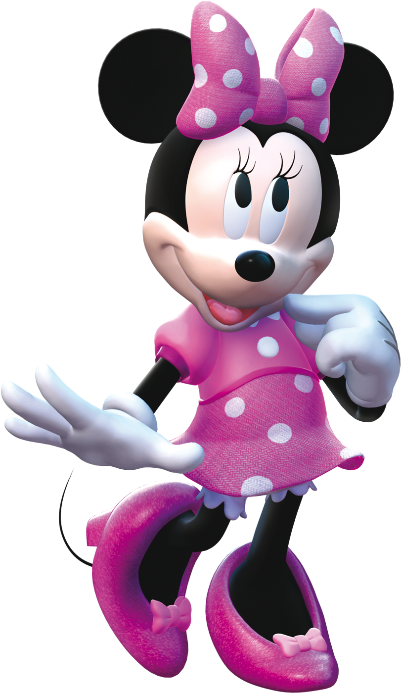 Pink Minnie Mouse PNG Image File