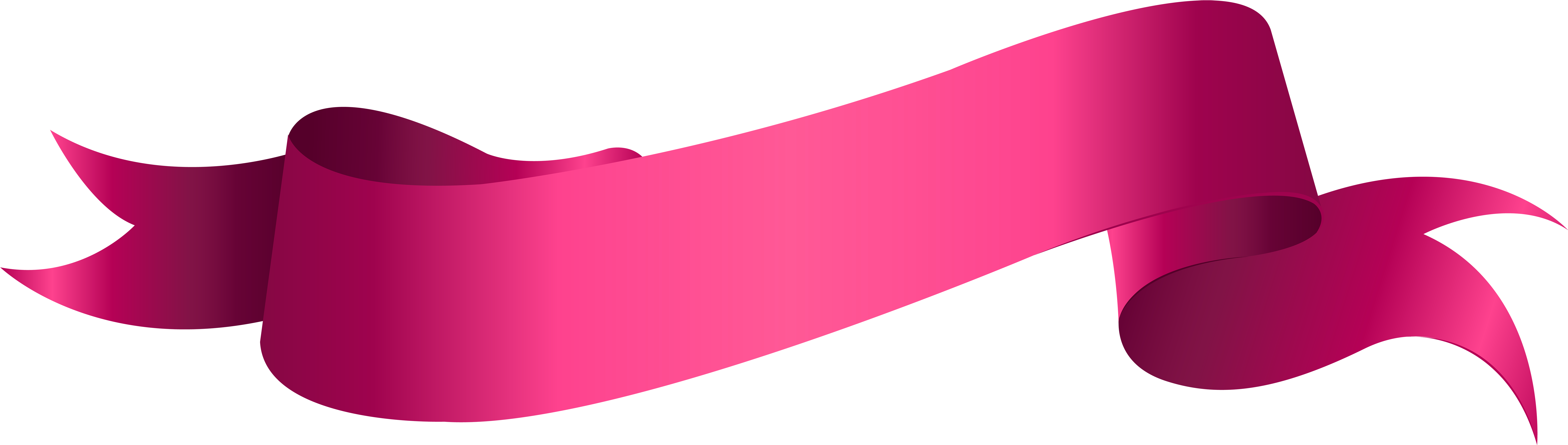 Pink Ribbon PNG Free Image