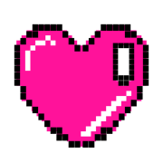 Pixelated Heart PNG