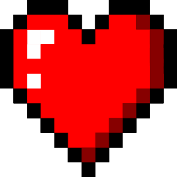 Pixelated Heart PNG Clipart