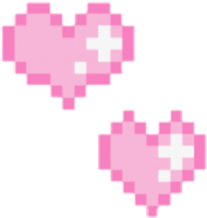 Pixelated Heart PNG Image File