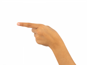 Point Finger PNG Pic