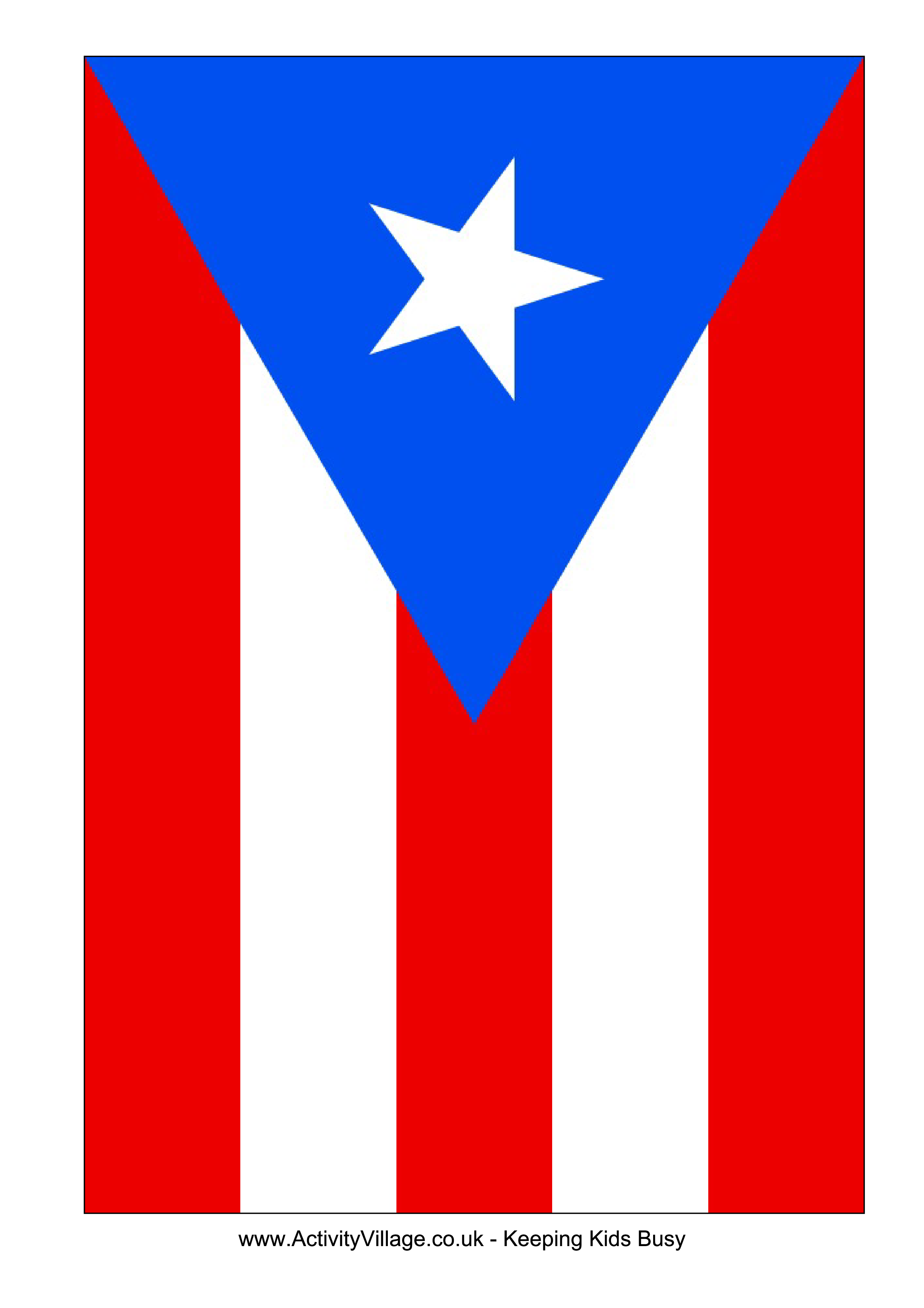 Puerto Rico Flag PNG Image HD