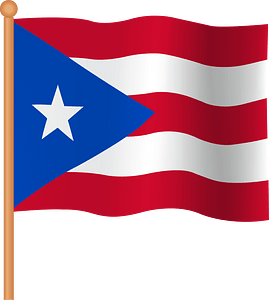 Puerto Rico Flag PNG Image