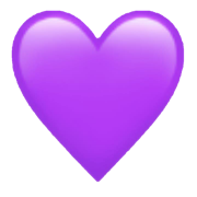 Purple Heart PNG Cutout