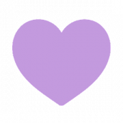 Purple Heart PNG Image File