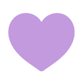 Purple Heart PNG Image File