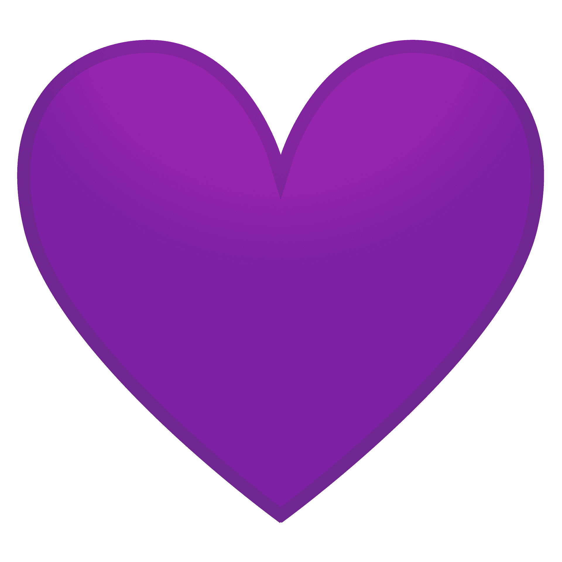 Purple Heart PNG Photo