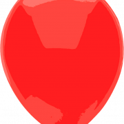 Red Balloon Background PNG