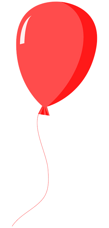 Red Balloon PNG Clipart