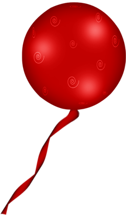 Red Balloon PNG Cutout