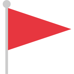 Red Flag No Background