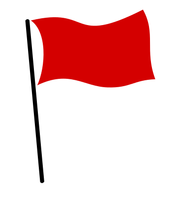 Red Flag PNG Pic