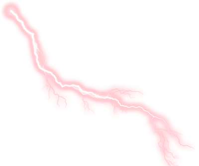 Red Lightning PNG File